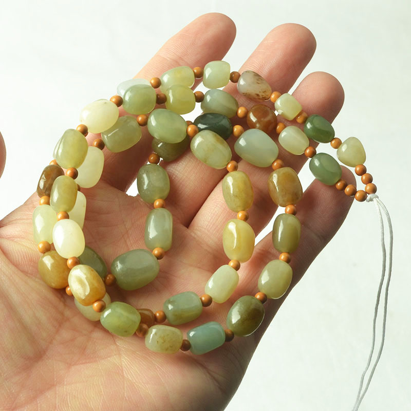 新疆和田玉珠子项链项链