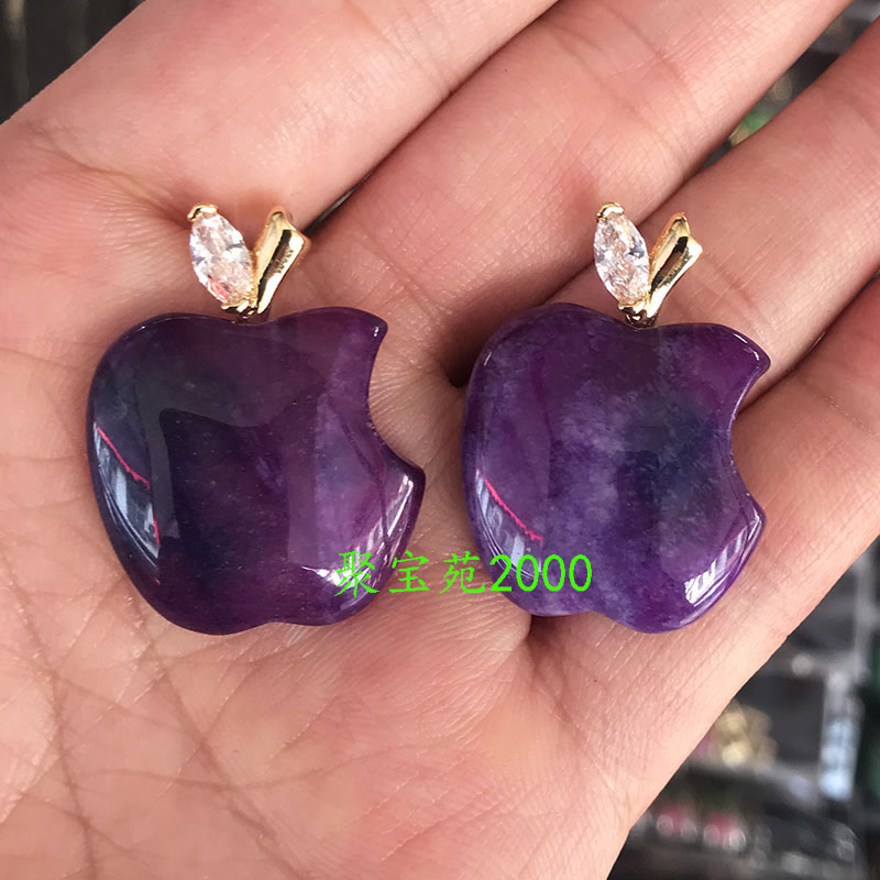 舒俱来小苹果项链平安吊坠