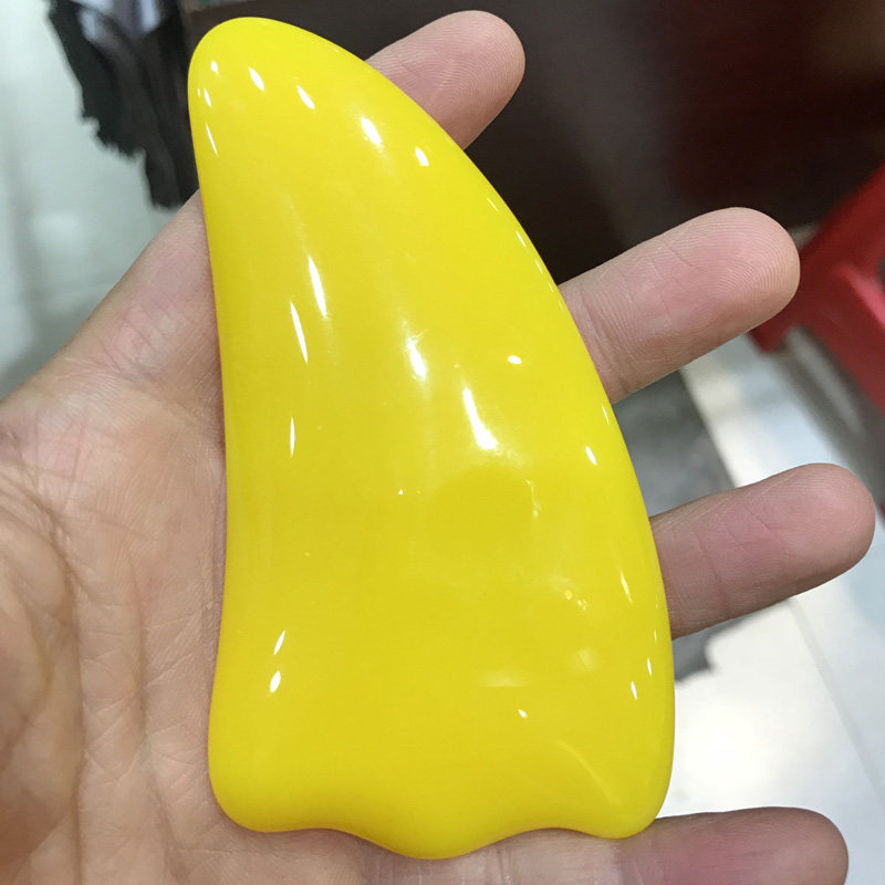仿蜜蜡面部拨筋棒眼部按摩棒足底点穴棒全身通用脸用板刮痧 拨经
