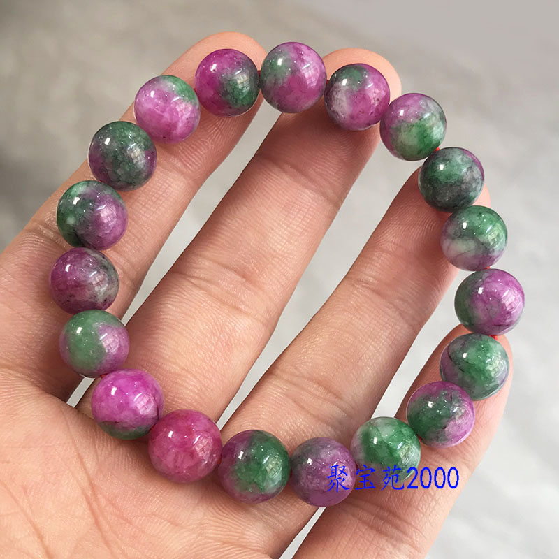 红绿宝108颗佛珠项链手串