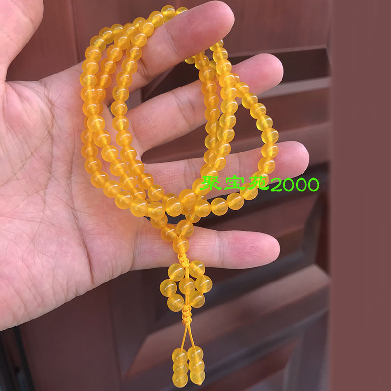 云南黄龙玉七星阵项链