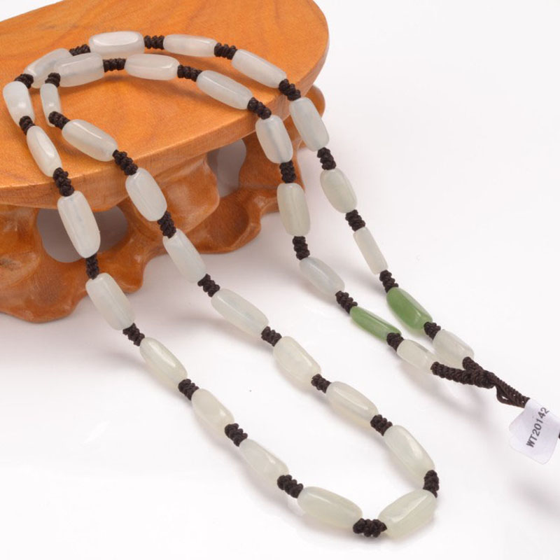 项链男女款吊坠带证书新疆和田玉