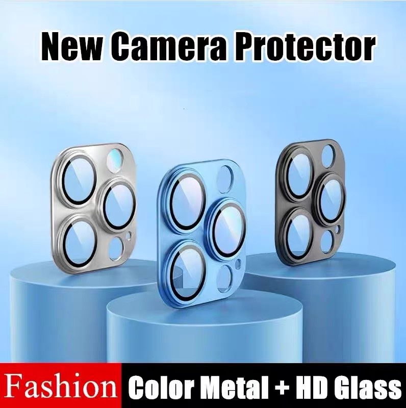 Full Cover Camera Lens Protector on适用于iPhone 14 Pro Max 13 12 Mini 11 Pro Max Camera Protector 15
