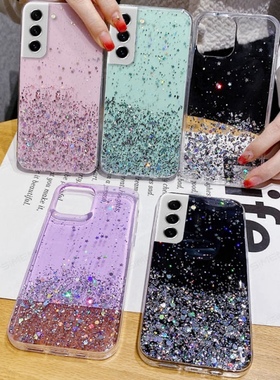 闪粉星空适用samsung s24 case s24+cover bling glitter casing s23fe三星Galaxy A25 cover A23手机壳软壳