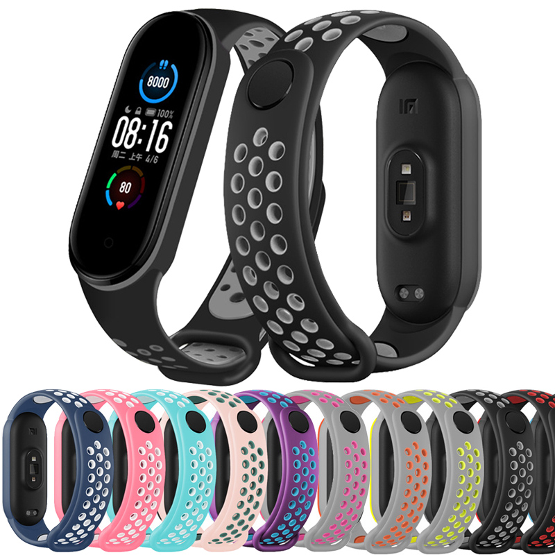 Smart Bracelet For Mi Band 5 3 4 Silicone Strap MiBand 4-封面