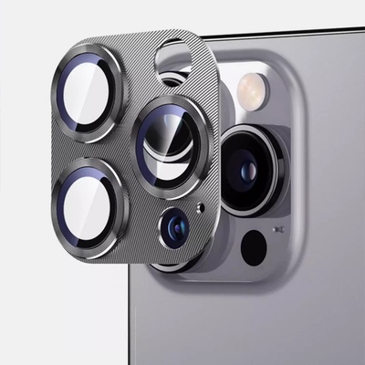 適用於苹果lens camera protector 15 iPhone 14 13 12 11 15 Pro Max金属镜头膜底座cd纹