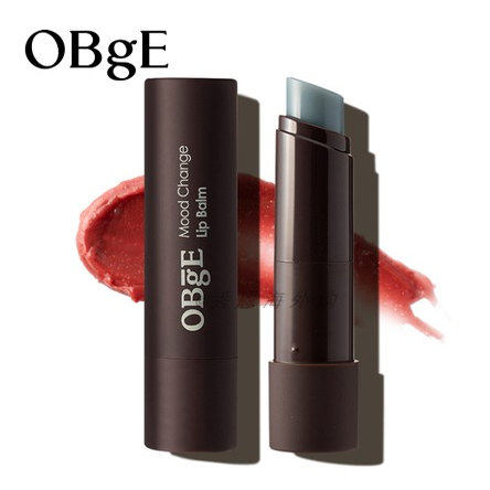 韩国OBGE变色唇膏男士口红