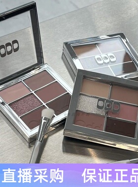 韩国Oddtype六色眼影盘珠光哑光腮红持久多功能综合盘百搭日常色