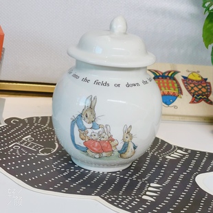 彼得兔糖罐子孤品韦奇伍德Wedgwood 彼得兔系列欧瓷英国产餐具