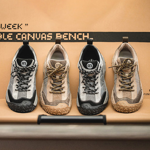 MRA户外休闲鞋春季2024新款防滑耐磨徒步登山鞋百搭运动鞋