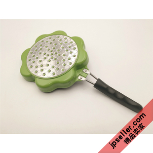 清仓 日本 杉山金属 四合一四叶草心形平底不沾锅早餐锅煎蛋锅