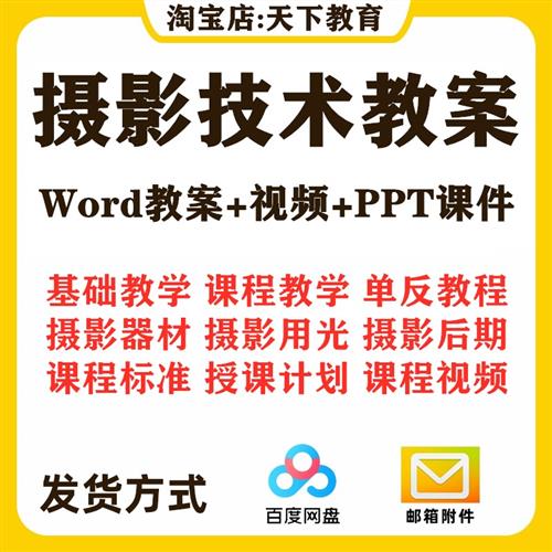 摄影技术PPT课件微课教学广告商业拍摄基础教.程全套视B频备课教