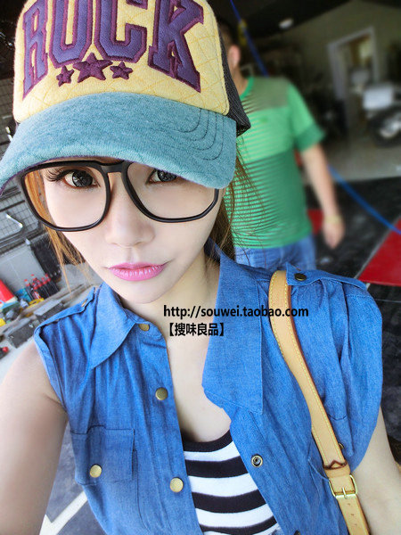 韩国非主流男女水原希子同款架眼镜框复古大框韩国可爱tr90眼镜架