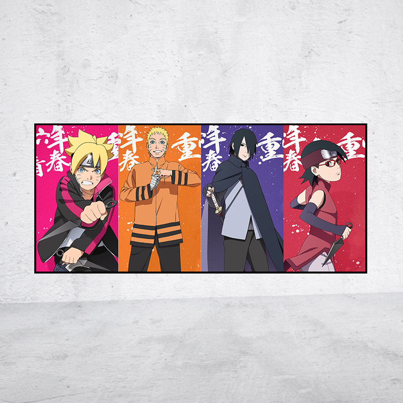 【新品】动漫5D钻石画火影忍者方圆钻满贴十字绣满绣印花包邮