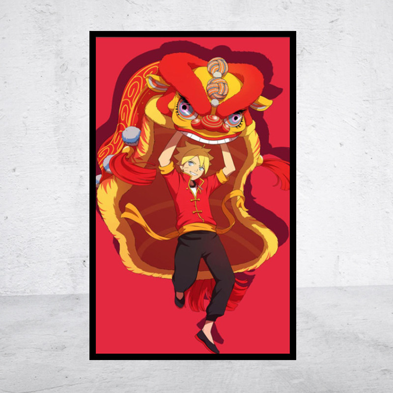 【新品】动漫5D钻石画火影忍者方圆钻满贴十字绣满绣印花包邮