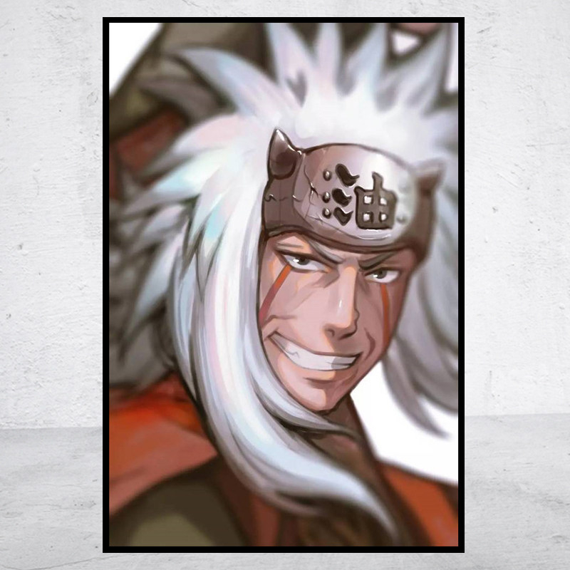 【新品】动漫5D钻石画火影忍者自来也方圆钻满贴十字绣满绣印花