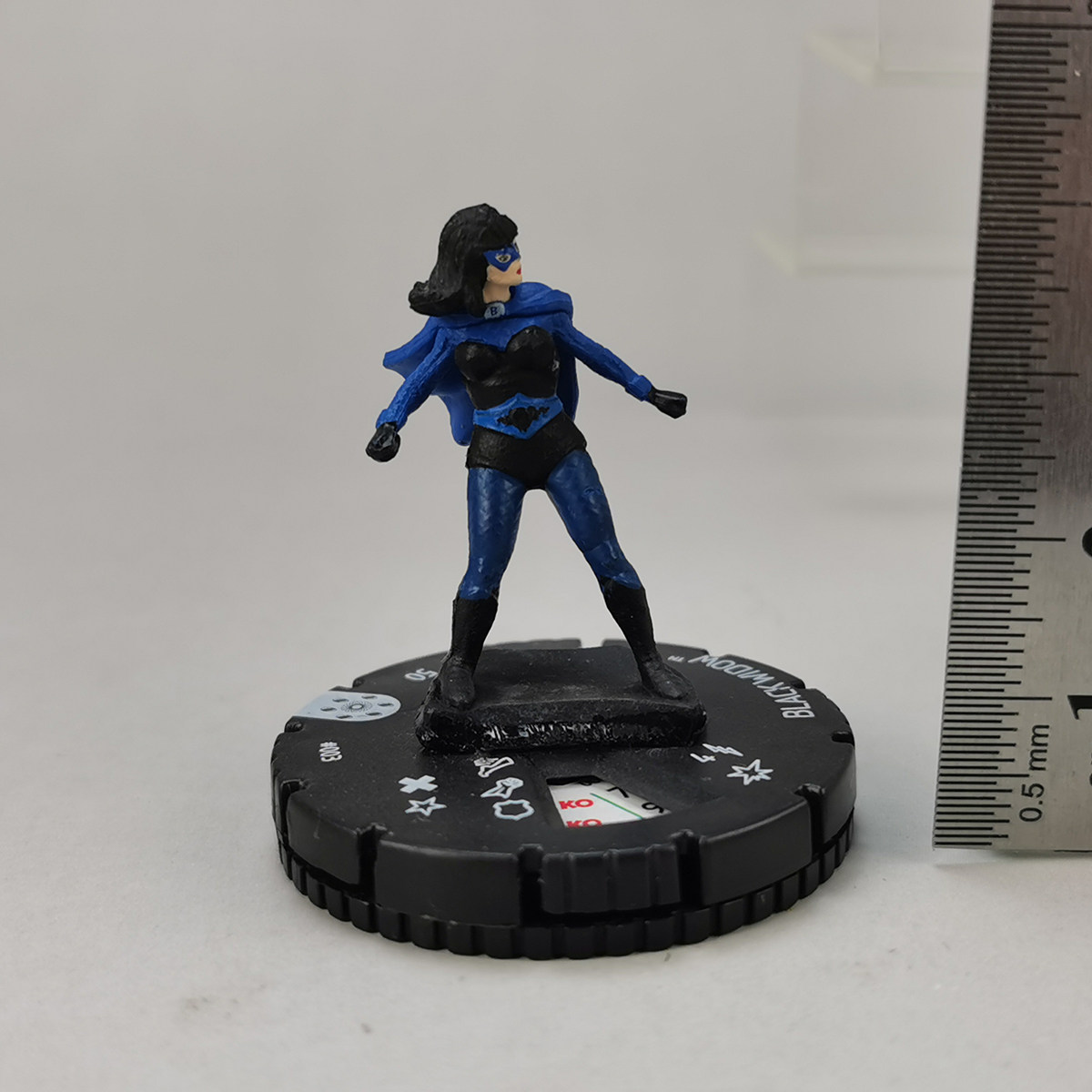 HEROCLIX威世智反转英雄 漫威漫画 黑寡妇（Black Widow）蓝衣