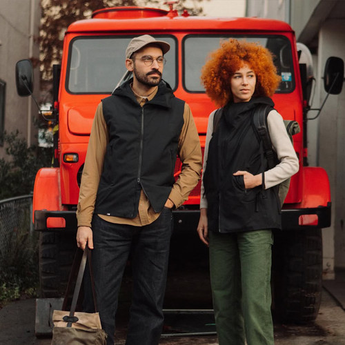 WARMLIFE马甲 多用途 春秋冬三季连帽棉服马甲 男女同款