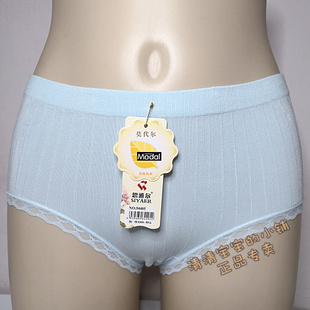 满6条包邮思雅尔正品莫代尔蕾丝镂空性感打底裤三角裤女内裤54405