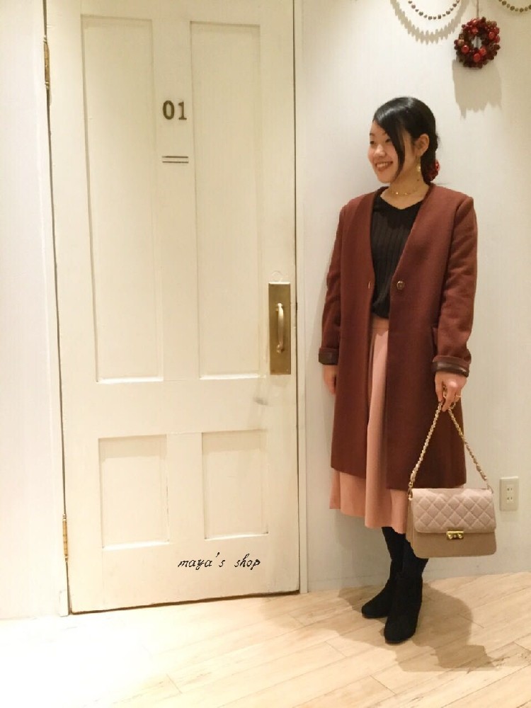 日本客供面料大牌un dix @@35000日币毛呢大衣