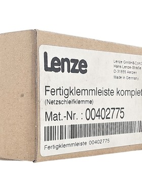 LENZE 402775 FERTIGKLEMMLEISTE KOMPLETT