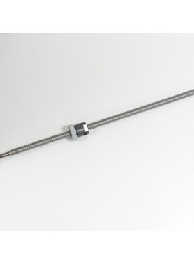 Transrollspindel L = 650 mm mit Nutmutter M10 x 0,75 mm Hers