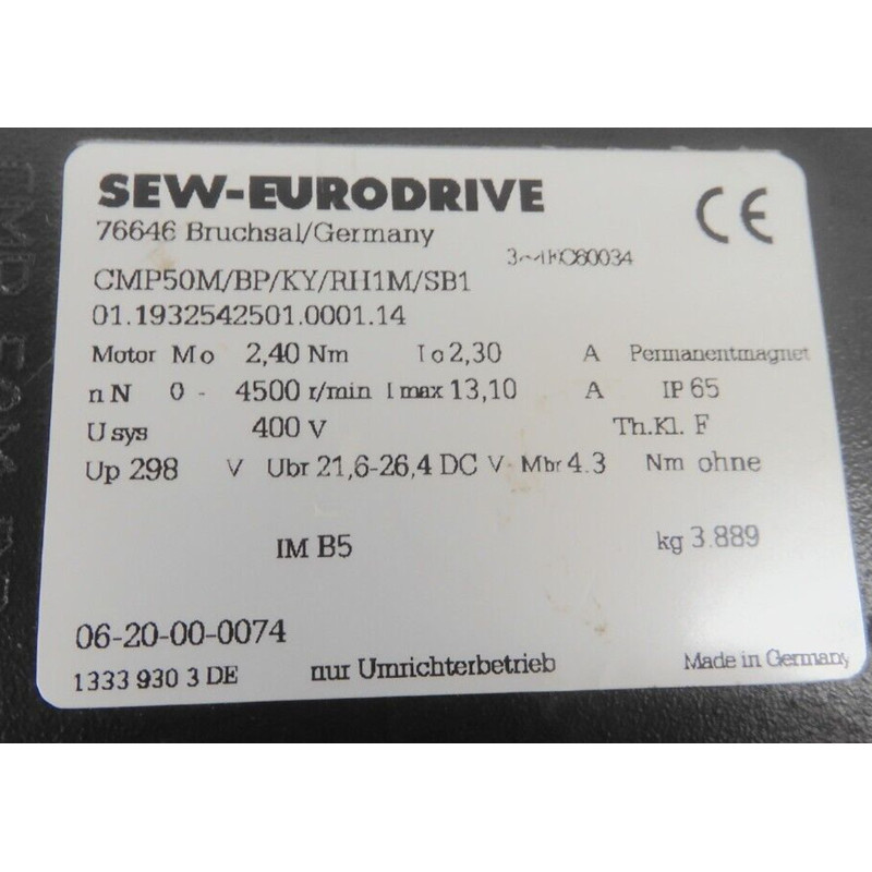 CMP50M/BP/KY/RH1M/SB1, SEW EURODRIVE