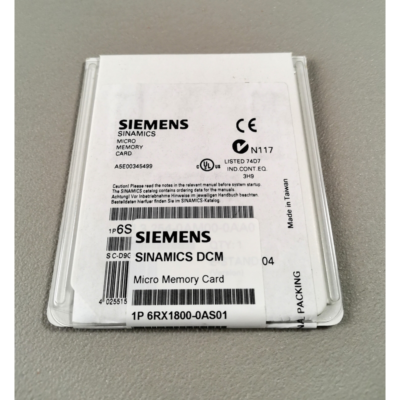 Siemens 6RX1800-0AS01 Micro Memory Card NEU OVP