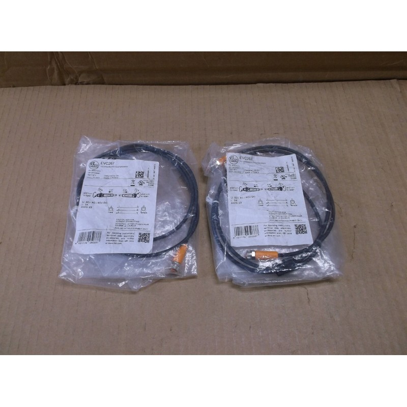 EVC267 IFM Efector Neuf en Bo?te M8 Patch Cable VDOGF030MS00