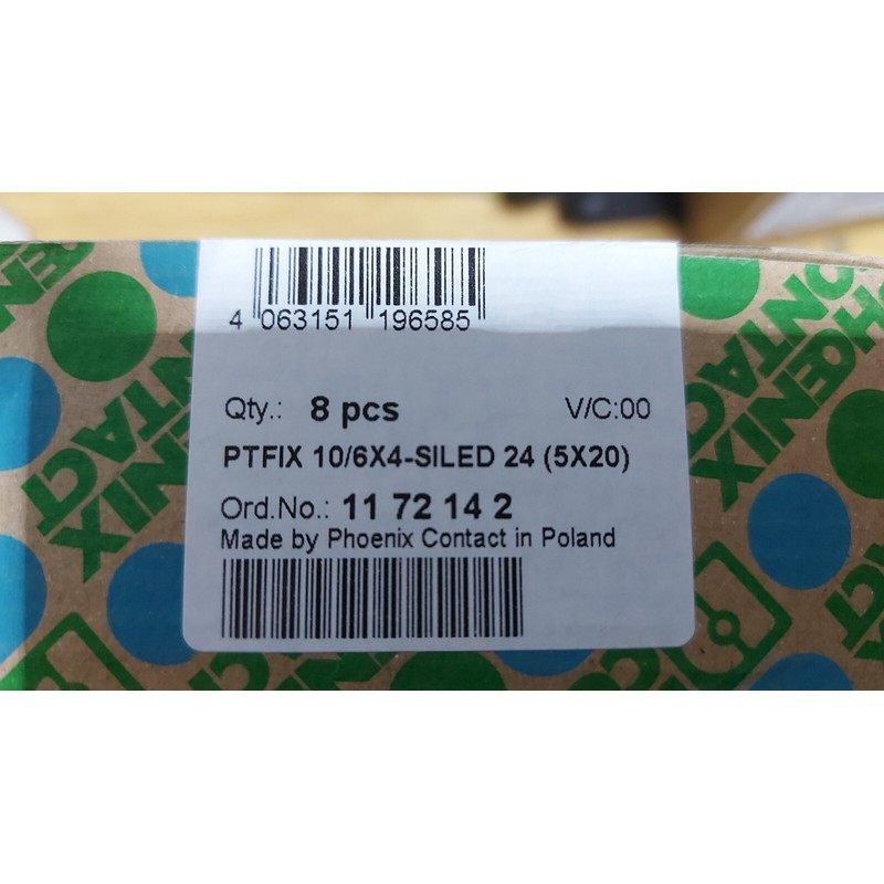 Ph?nix Contact ,Verteilerblock - PTFIX 10/6X4-SILED 24 (5X20