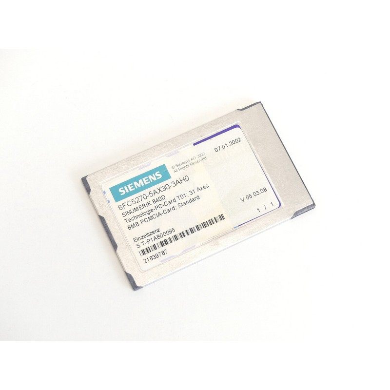 Siemens 6FC5270-5AX30-3AH0 Technologie-PC-Card T01 31 Axes S