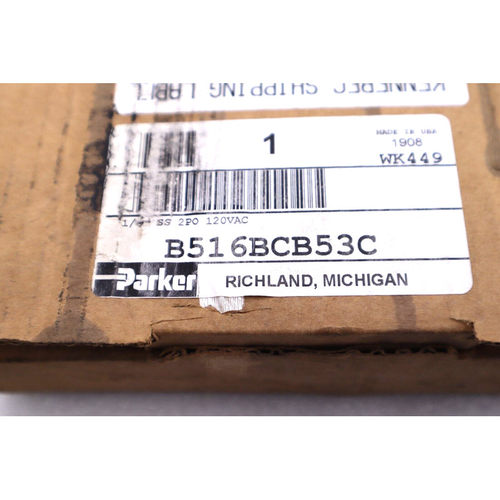 全新 PARKER B516BCB53C 空气控制阀 #L-540