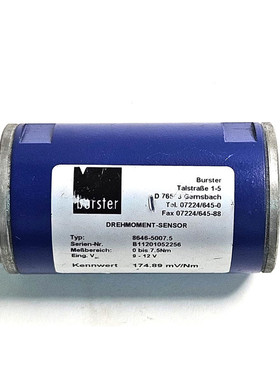 Burster 8645-5017.5 Drehmoment-Messsensor Kennwert 174.89Mv