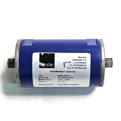 Burster 8645-5017.5 Drehmoment-Messsensor Kennwert 174.89Mv