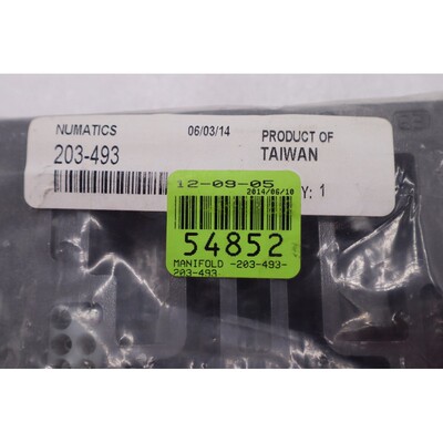 NUMATICS 203-493 Subbase 单站 1 库存 L-246A