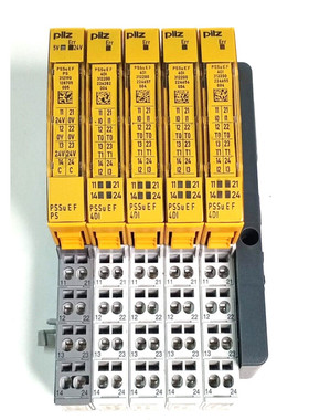1 件.Pilz PSSu EF PS+4 件.PSSu E F 4DI 模块