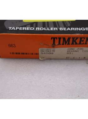 批量 2 件 -- 全新铁姆肯公司 663 锥形滚子轴承锥形 STK L247CC