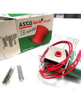 ASCO 8340A3 150PSI 110/120V 红色帽子 SOLENOID 气门 全新