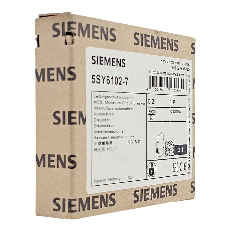 SIEMENS 5SY6102-7 LEITUNGSSCHUTZSCHALTER