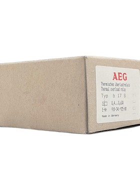 AEG B17S ID 910-341-925-00 THERMISCHES üBERLASTRELAIS