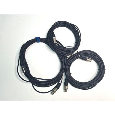 3件装混合Mogami 2552-2582-2893 XLR电缆 每 10 米(32 英尺)