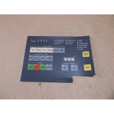NEU Mitsubishi Mazak CNC Bedienfeld Overlay Tastatur D1012-2