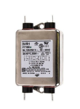 CORCOM 3VR1 F7198 3A,120/250 V, 50-60HZ