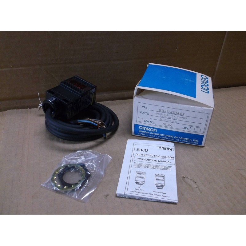 E3JU-D1M4T 全新带盒光电传感器开关 E3JUD1M4T