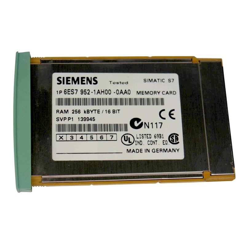 SIEMENS 6ES7952-1AH00-0AA0 SIMATIC S7 RAM MEMORY CARD 256KB