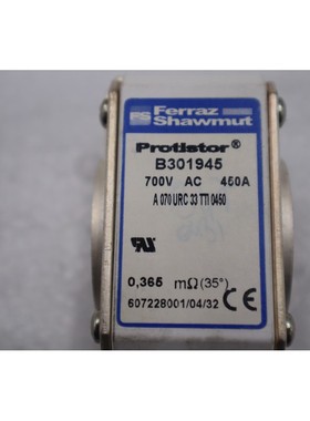 Ferraz Shawmut B301945 Protistor 700vac 450a 库存 B-1602