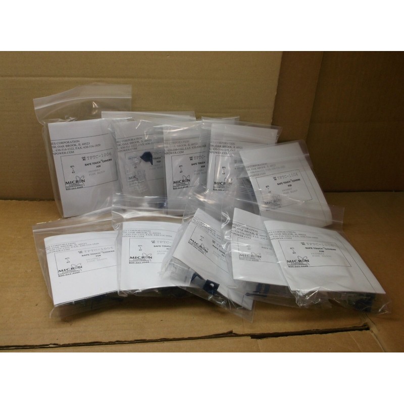 TPTC-1006 Micron Nuevo Caja Seguro Toque Fusible Terminal Ta