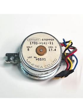 10 件 MINEBEA 17BB-H141-11 ASTROSYN 电动步进电机 5V 17,4R