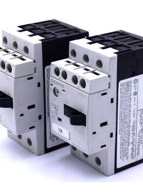 2x Siemens Sirius 3RV1011-1JA10 E: 05 Leistungsschalter + 3R