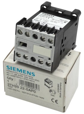 Siemens 3TH2022-0AP0 E-Stand Hilfsschütz / Auxiliary contac